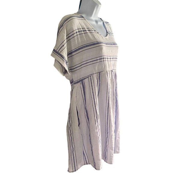 White Birch Weekend at the Lake Cotton Short Sleeve Dress with Pockets NEW NWT - Picture 3 of 11